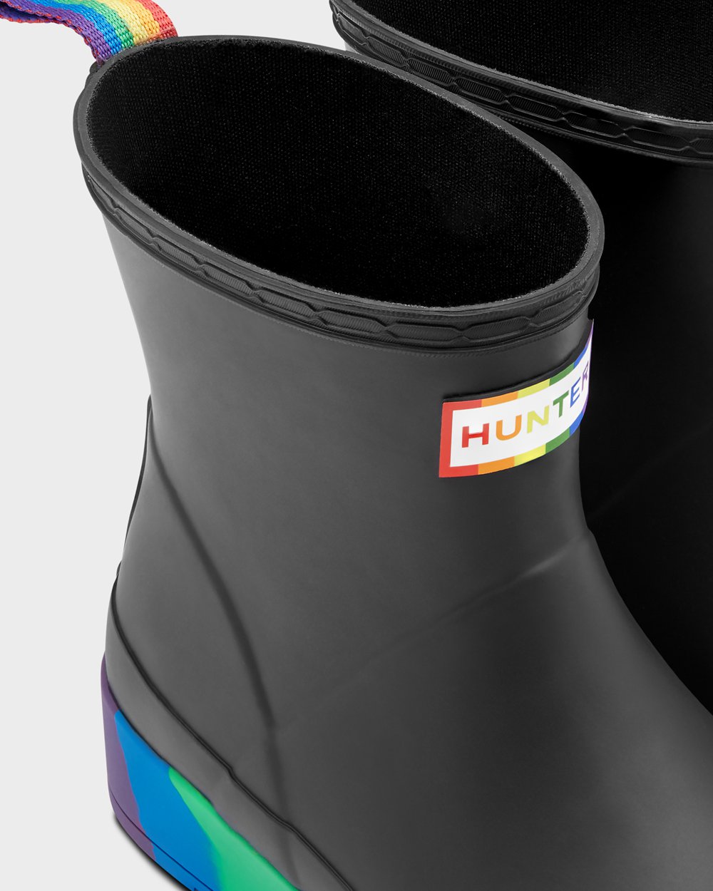 Hunter Hombre Original Pride Heeled Rain - Play Botas Negras - 917-ATWRXS